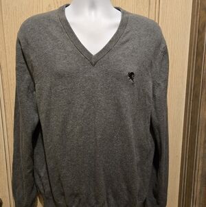 Express Mens XL Cotton V-Neck Sweater